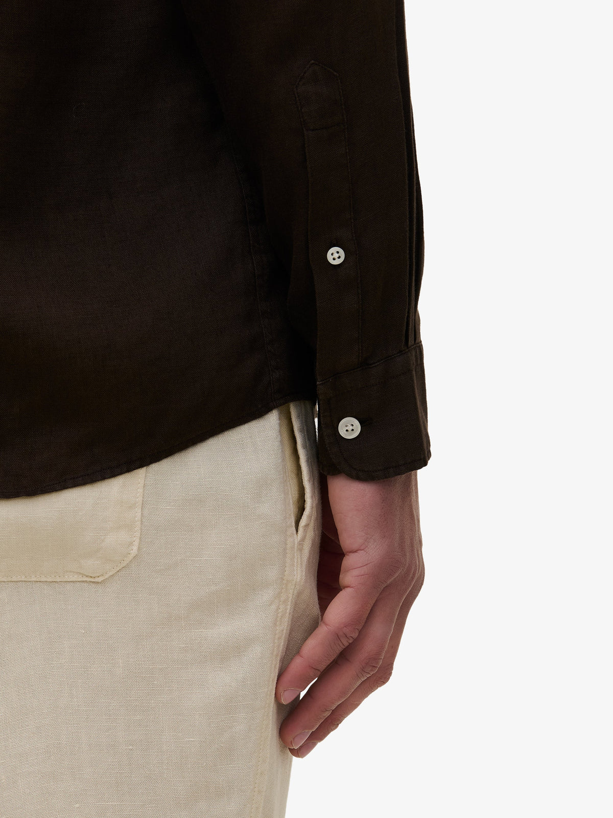 brookvale shirt · dark brown · nolabel placeholder